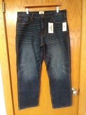 Jordache Vintage Alec Relaxed Fit Men's Jeans, DKWash Size 36x30 NEW Free Ship!!