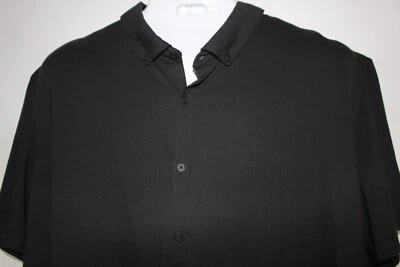 MERCER + METTLE GREY PERFORMANCE S/S Button-Up CAMP SHIRT SZ: 3XL 3X  PRE-OWNED - Image 1 of 2