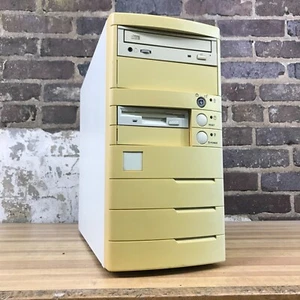 Classic Custom AT Beige PC AMD-K6 233MHz 64MB RAM (Windows 98) Retro Gaming - Picture 1 of 11
