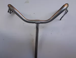 Manubrio bici pieghevole tipo GRAZIELLA ferro larghezza cm 46, Carnielli Bianchi - Foto 1 di 3