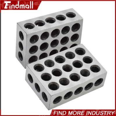 1 Matched Pair Ultra Precision 1-2-3 Blocks 23 Holes .0001" Machinist 123 Jig - Image 1 of 4