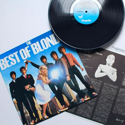 NEAR MINT ORIGINAL 1981 BEST OF BLONDIE VINYL LP + INSERT NM RARE - Image 1 of 4