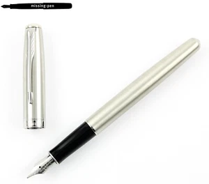 Parker Sonnet Cartridges Fountain Pen Flighter CT / Silver steel M-nib - Picture 1 of 9