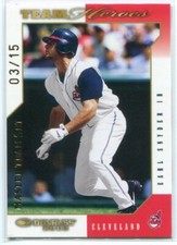 2003 Donruss Team Heroes Master Team Set 161 Earl Snyder 3/15