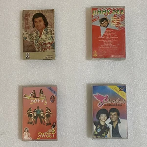 Rare Vintage Bundle: Four JIMMY DEE Guam USA Sealed Unopened Cassette Tapes NEW - Picture 1 of 12