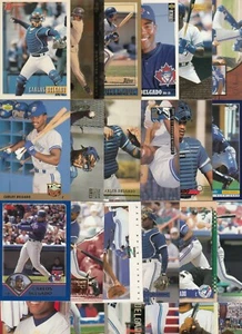 Carte da baseball CARLOS DELGADO 25 ct vintage - tutte diverse - Foto 1 di 1