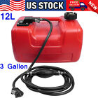 12L 3.2Gallon For Yamaha Marine Outboard Portable External Fuel Tank w/Connector