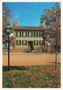 Lincoln Home National Historic Site Springfield Illinois IL Vintage Postcard - Picture 1 of 2