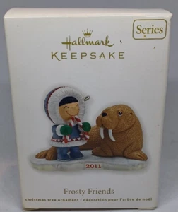 Hallmark Keepsake Frosty Friends 2011 32nd in the Series Ornament Walrus Eskimo - Picture 1 of 6