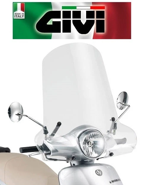 SOLO LASTRA Parabrezza trasparente SYM Fiddle II 50-125 2012 2013 2014 293A GIVI - Immagine 1 di 1