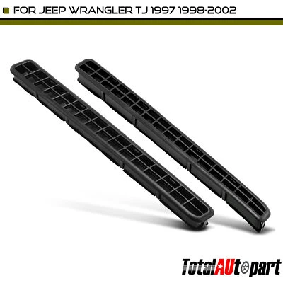 Ventilación de escape de techo rígido 2 piezas para Jeep TJ Wrangler 1997 1998-2002 izquierda y derecha Foto 1 de 4