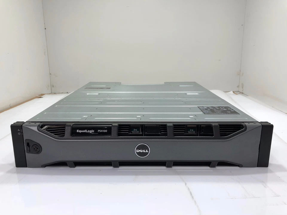Dell EqualLogic PS4100E iSCSI SAN Array w/ 12x 2TB 7.2K SAS HDD - Image 1 of 1