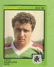 1982 SCANLENS RUGBY LEAGUE CARD  #58  TONY RAMPLING, SOUTH SYDNEY RABBITOHS