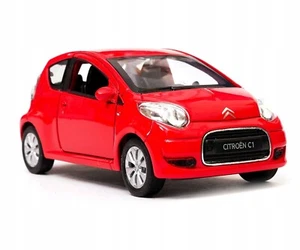 WELLY DieCast 1:34-39 CITROEN C1 RED New Model Car Metal in Box Scale 1/34-39 - Picture 1 of 6
