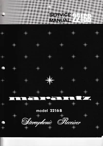 Service manual for Marantz model 2216 B - Picture 1 of 1
