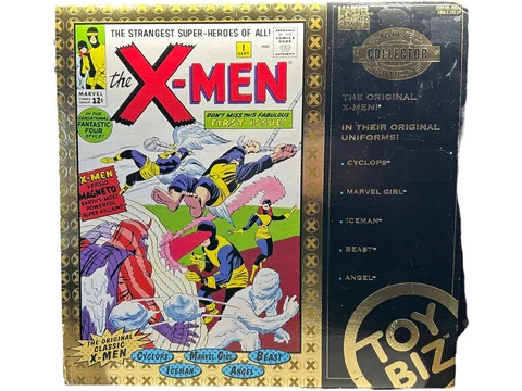 VTG Toy Biz Marvel Collector Editions Original X-Men & Uniforms 5 Figures 1997 Cover