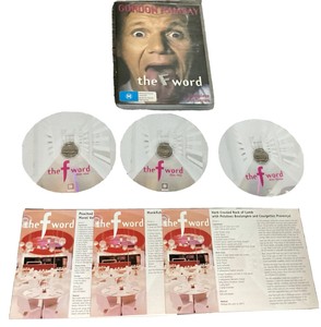Gordon Ramsay The F Word Complete 1 Series R4 DVD & Recipe Cards Box Set Cooking