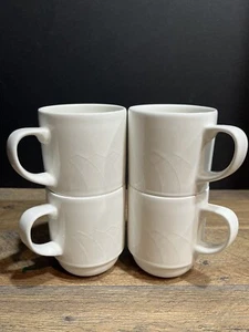 Alchemie vitrifizierte feine China stapelbare Kaffee-/Teebecher Tassen 4er-Set - Bild 1 von 6