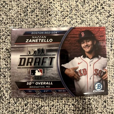 2023 Bowman Chrome Draft Draft Night #BDN1 Nazzan Zanetello - Image 1 of 2