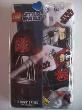 Star Wars 9325 Boys Lego Multi 5pk Underwear Briefs Set 4 BHFO