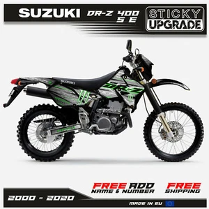 Suzuki DRZ 400 S E 2000-2020 Gráficos Adhesivos Calcomanías Envoltura 21 Mil Entrega Gratuita - Imagen 1 de 7