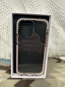 Casetify Impact Case Clear Pink For iPhone 13 PRO MAX Grade 6.6ft Drop - Picture 1 of 3