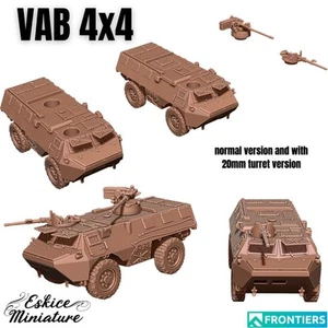 Modern Warfare Francés VAB 4x4 APC Varias Escalas Wargaming Histórico - Imagen 1 de 9