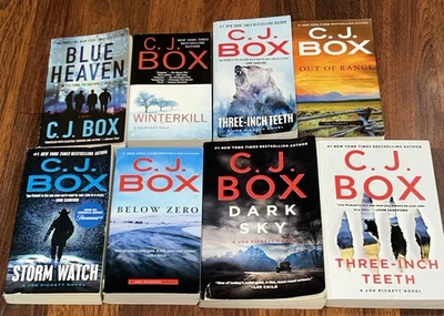 Lot of 8 C.J. Box Mystery/Thriller Novels – Joe Pickett Series + Standalone – PB - Image 1 of 4