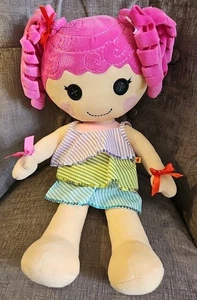 Build A Bear Lalaloopsy Crumbs Sugar Cookie Plüschpuppe 20 Zoll 2015 mit Outfit & Schleifen - Bild 1 von 8