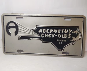Abernethy Lincolnton NC Chev-Olds Chevrolet License Plate - Picture 1 of 2