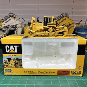 NORSCOT CAT D8R U BLADE DOZER W/ RIPPER 1:50 DIECAST MODEL VINTAGE CONSTRUCTION - Picture 1 of 14