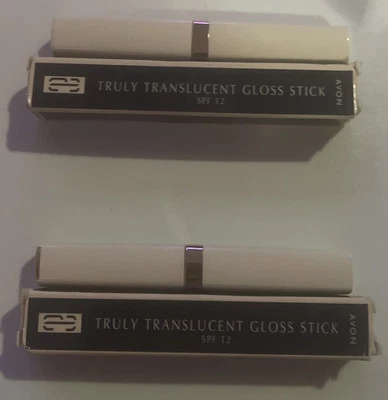 AVON Truly Translucent Gloss Stick Lot of 2 Shimmering Bronze SPF12  NOS - Image 1 of 2