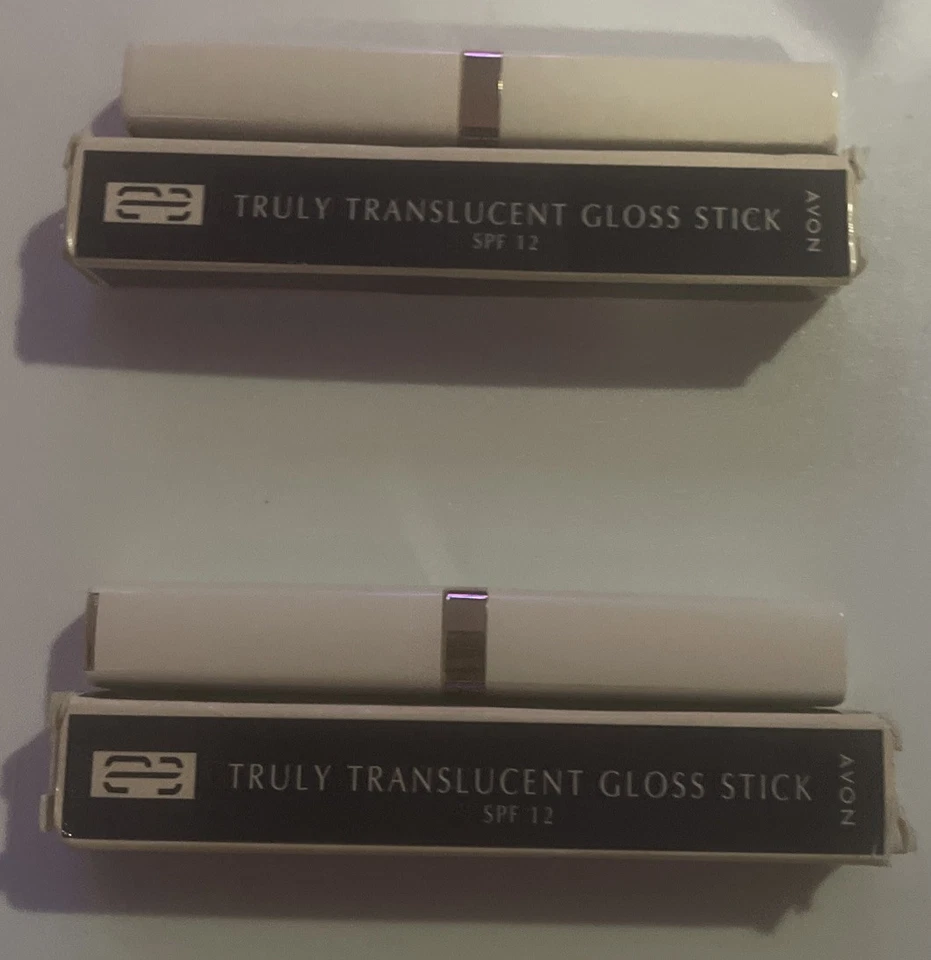 AVON Truly Translucent Gloss Stick Lot of 2 Shimmering Bronze SPF12  NOS - Image 1 of 2