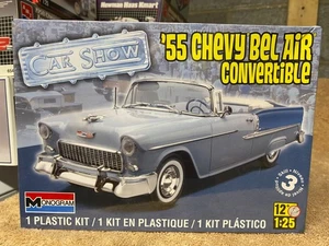 Monogram Model Kit '55 Chevy Bel-Air Convertible 1:25 Scale Factory Sealed Skil3 - Picture 1 of 16