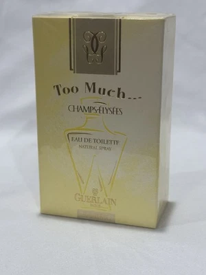 Champs-Elysees Guerlain Demasiado EDT 50 ML/1,7 OZ SPRAY De colección 1999 ¡Gema rara! Foto 1 de 4