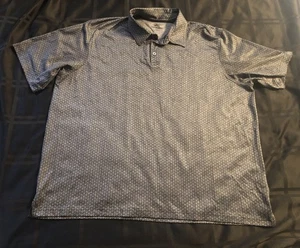 Camisa Polo Johnston & Murphy Para Hombre XXL Estampado Geométrico XC4 Rendimiento Golf - Imagen 1 de 7