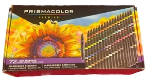 Prismacolor Premier Double-Ended Art Markers, Fine and Chisel Tip, 72 Pack - Picture 1 of 2