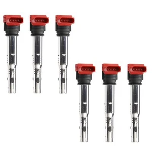 Set of 6 Delphi Direct Ignition Coils for A4 A6 A8 Quattro Porsche VW Touareg V6 - Picture 1 of 1
