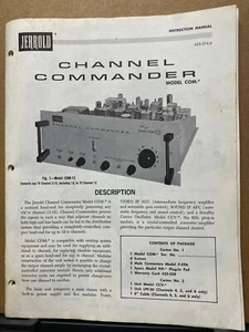 Vintage Jerrold Elektronik Bedienungsanleitung für den Channel Commander COM-* 12 - Bild 1 von 7