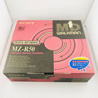 SONY MD Walkman MZ-R50 portable MD Recorder Silver Tested limited From JAPAN◎
