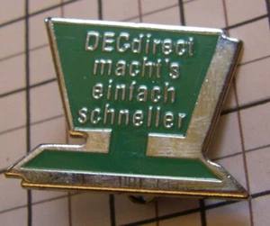 BROCHE BROCHE vintage DECdirect MAKE IT FASTER DEC DIGITAL EQUIPMENT CORPORATION - Photo 1/2