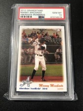 MANNY MACHADO ROOKIE 2010 GRANDSTAND ABERDEEN IRONBIRDS MINORS PSA 10