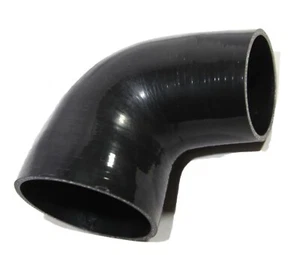 3"-4" 76MM-102MM 90 DEGREE ELBOW INTAKE/INTERCOOLER SILICONE COUPLER PIPE HOSE - Picture 1 of 2