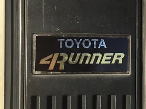Toyota 4runner 1984 1985 1986 1987 1988 1989 Pillar Emblem Badge Overlay 2pc - Picture 1 of 4