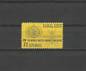CANAL ZONE , US , UN , 1962 , AIRMAIL , ERADICATE MALARIA ,  7c STAMP , MNH - Picture 1 of 1