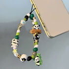 Chinese Style Cartoon Panda Beaded Phone Chain Charm Cute Anti-loss Phone Strap