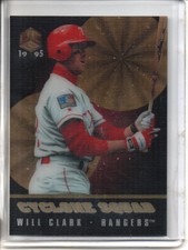 1995 SPORTFLIX UC3 WILL CLARK CYCLONE SQUAD