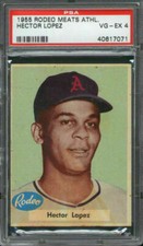 1955 Rodeo Meats Hector Lopez PSA 4 Kansas City Athletics