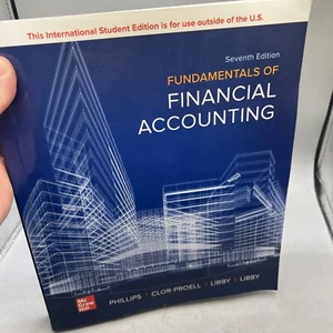 Fundamentals of Financial Accounting 7TH Edition (International Edition) - Very - Picture 1 of 13