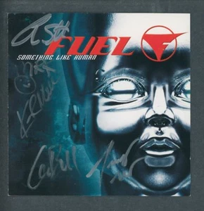 Fuel Something Like Human Signed CD Booklet All 5 Members Carl Bell Kevin Miller - Picture 1 of 1